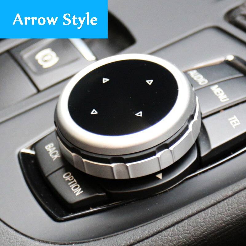 Car Multimedia Buttons Cover iDrive Stickers for BMW 1 2 3 4 5 7 Series X3 X5 X6 F30 F10 F15 F16 F34 E70 E71 F25 Car Accessories