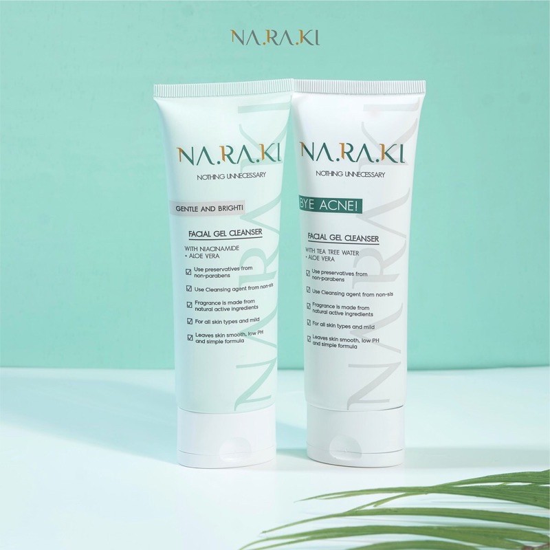 Naraki Bye Acne / Gentle and Bright Facial Cleanser