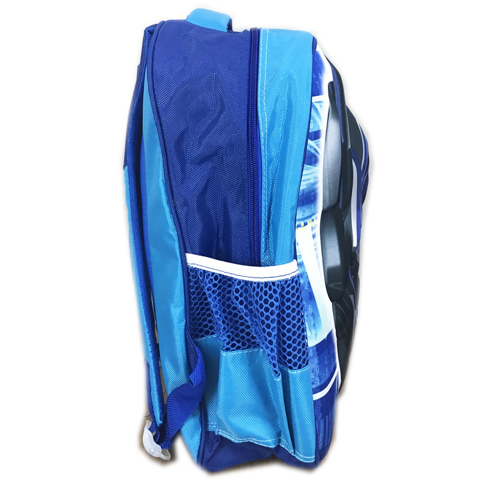 FREE ONGKIR + RAINCOVER Tas Ransel Sekolah SD Transformer Optimus Prime 3D Timbul Hard Cover - Biru