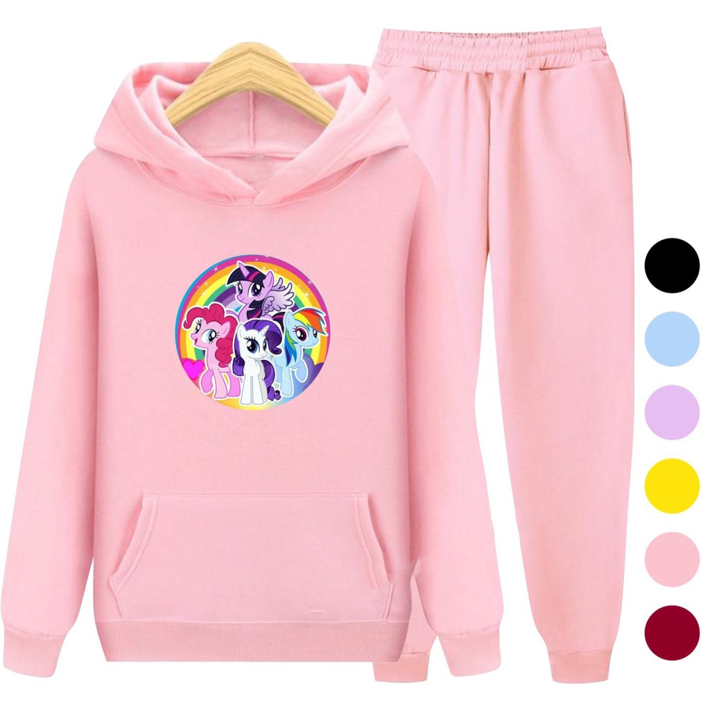 Setelan Sweater Hoodie KUDA PONI  / Sweater Anak-Anak Remaja Size S, M , XL , XXL