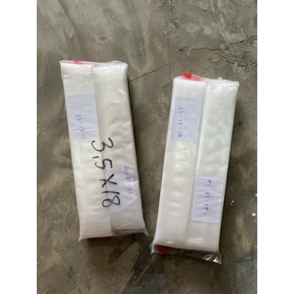 Plastik PE Es Lilin 3,5x18/Plastik Es Mambo 3 1/2x18/Plastik Es Yoghurt Kemasan:200gr