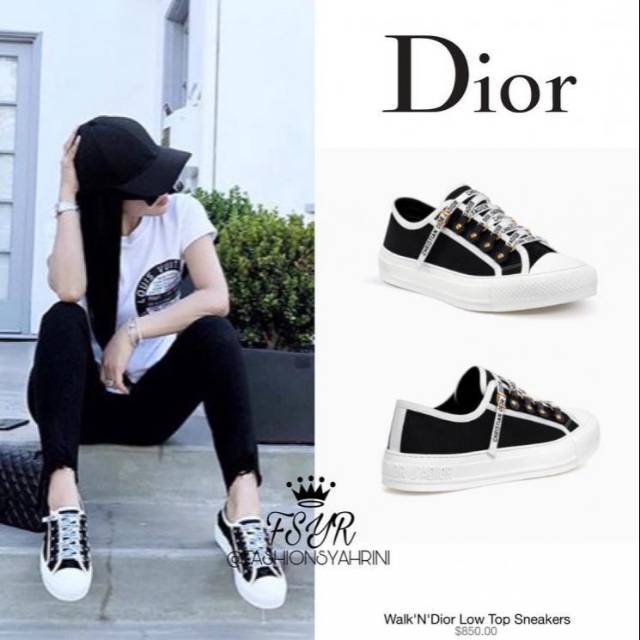 walk n dior low top sneaker