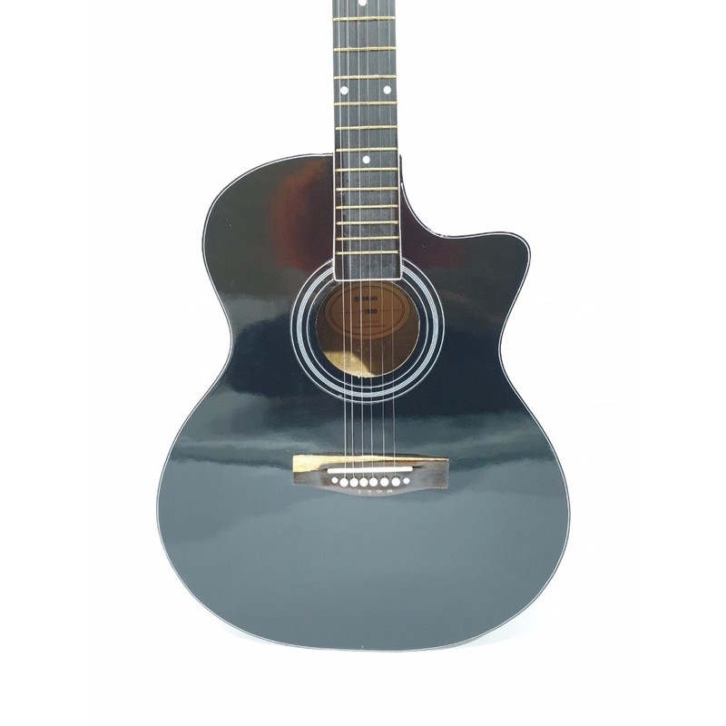 Gitar Akustik Merk Yamaha Tipe F1000 Hitam Natural Sunkay Trusrod Senar String Murah Jakarta Pemula