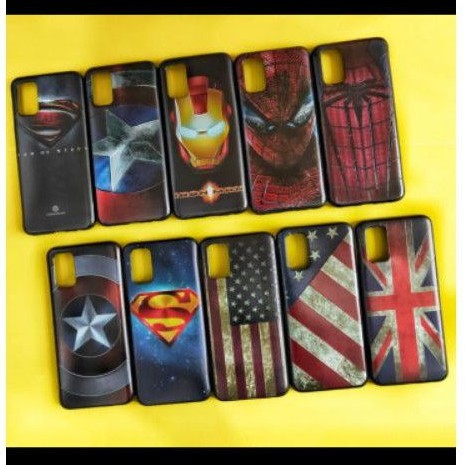 SOFTCASE PREMIUM CASE SUPERHERO OPPO RENO 4 VERSI INDO