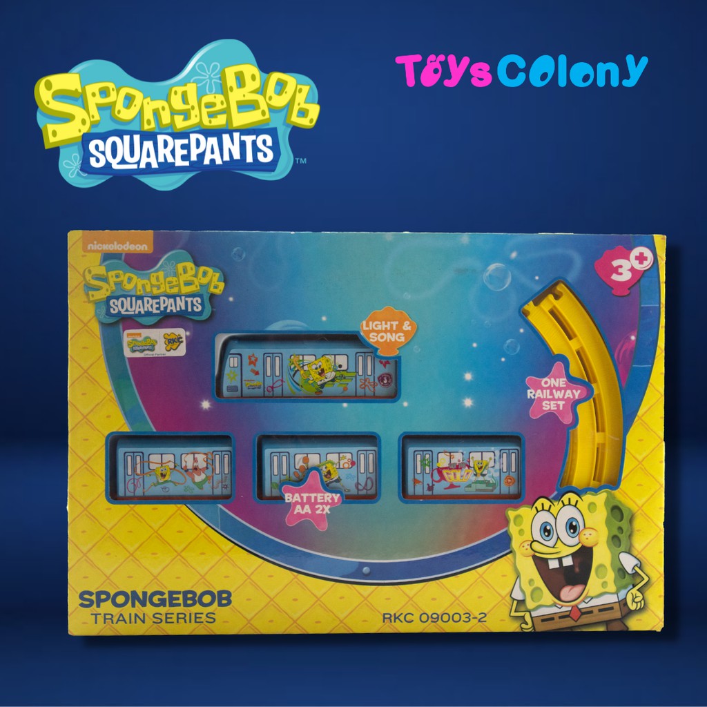 KERETA MAINAN EDISI SPONGEBOB