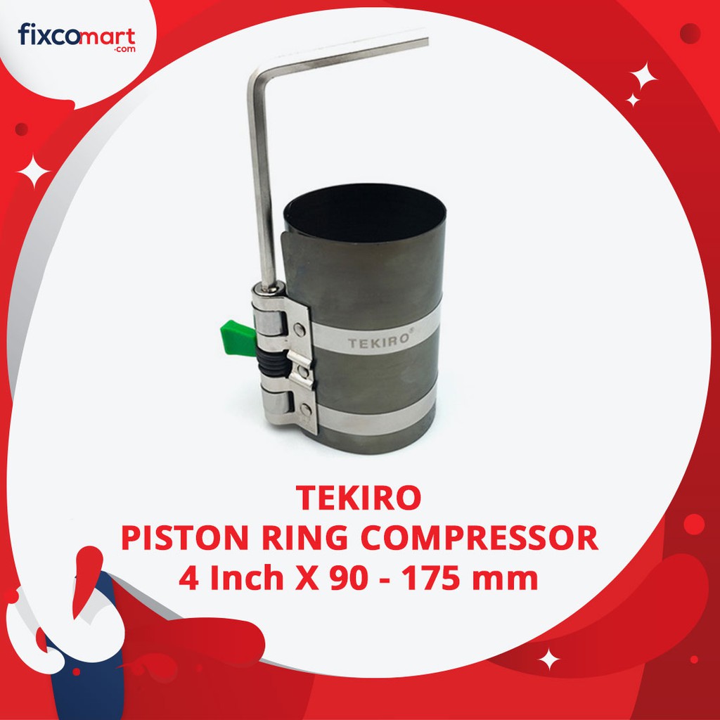 Tekiro Piston Ring Compressor 4 Inch X 90 - 175 Mm