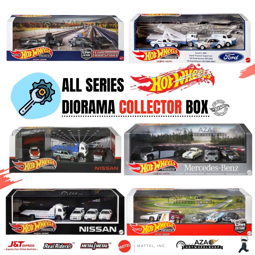 BEST SELLER 2020-2022 | ALL SERIES DIORAMA COLLECTOR BOX | Nissan Datsun Wagon Nissan Fairlady Laurel Aero Lift | Black Hole Super Nova Chevy Bel Air Gasser Mercury Comet Retro Rig Walmart Skyline R32 R33 R34 Ford Race Team Mercedes Benz 80s Beach Patrol