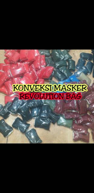 12 PCS GROSIR Masker Kain Bahan Drill Terbaik Dikelasnya