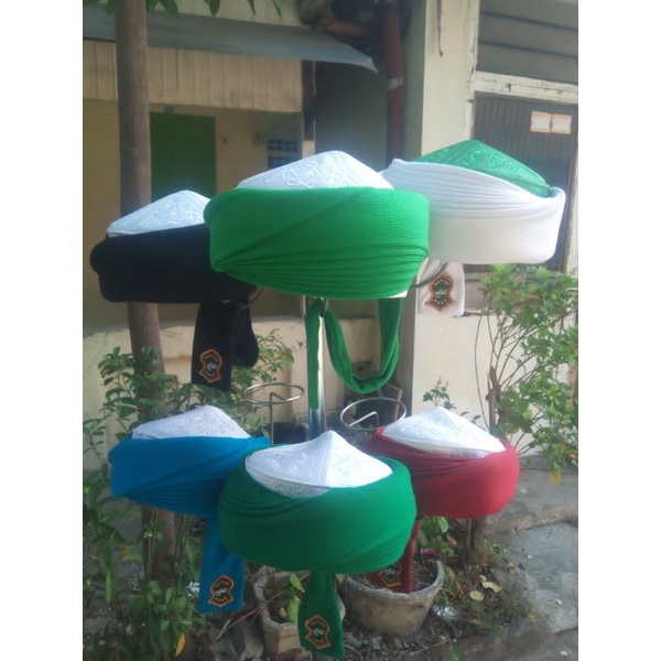 Peci imamah Permanen 9 Lapis | imamah instan || Peci Sorban 6 meter