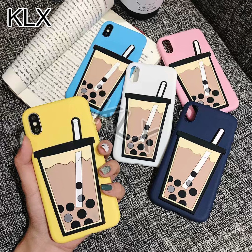 Casing Soft Case Motif Bubble Tea 3d Untuk Samsung Galaxy A51 A71 A21s S6 S7 Edge Shopee Indonesia