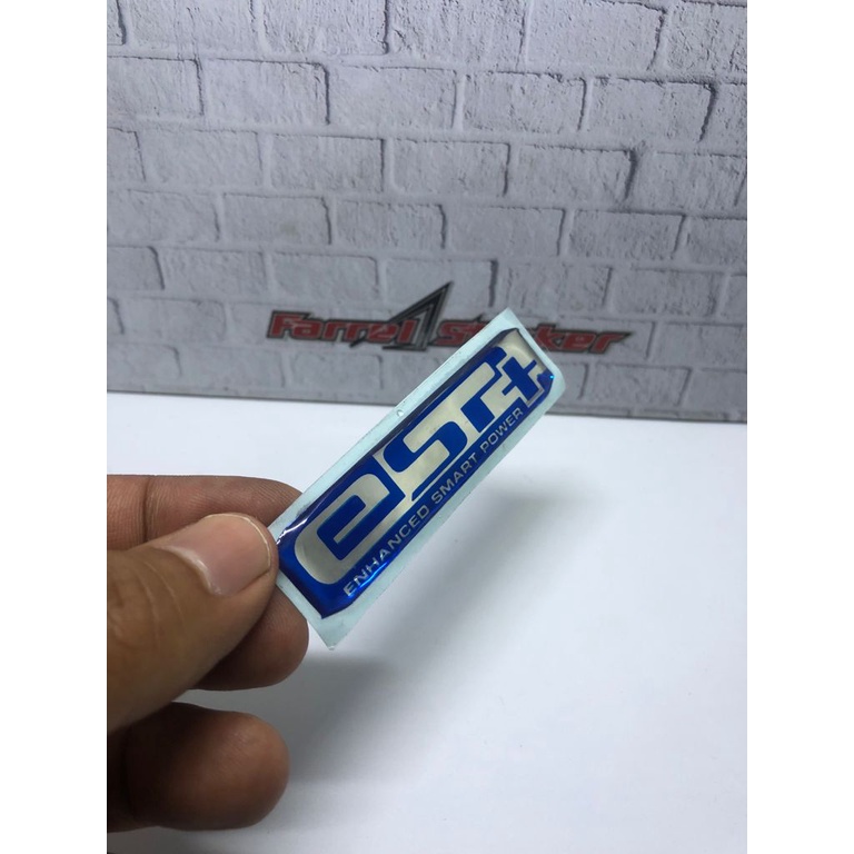 stiker ESP honda biru Sticker ESP plus