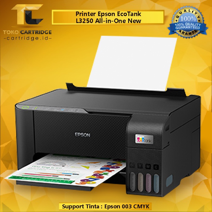 Printer Epson EcoTank L3250 WiFi All-in-One (Print - Scan - Copy) New, Pengganti Epson L3150