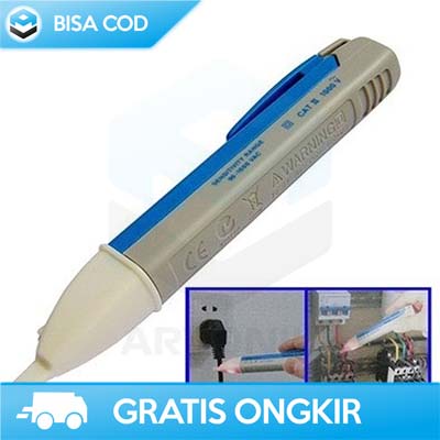 TESPEN ALAT VOLTAGE DETECTOR PORTABLE ORI BY TAFFWARE PEN NON CONTACT