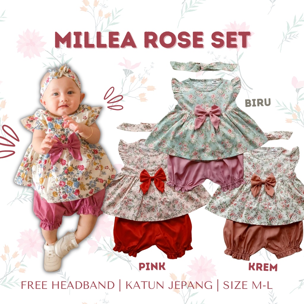 GROSIR MILLEA peonies LILY SAKURA SET