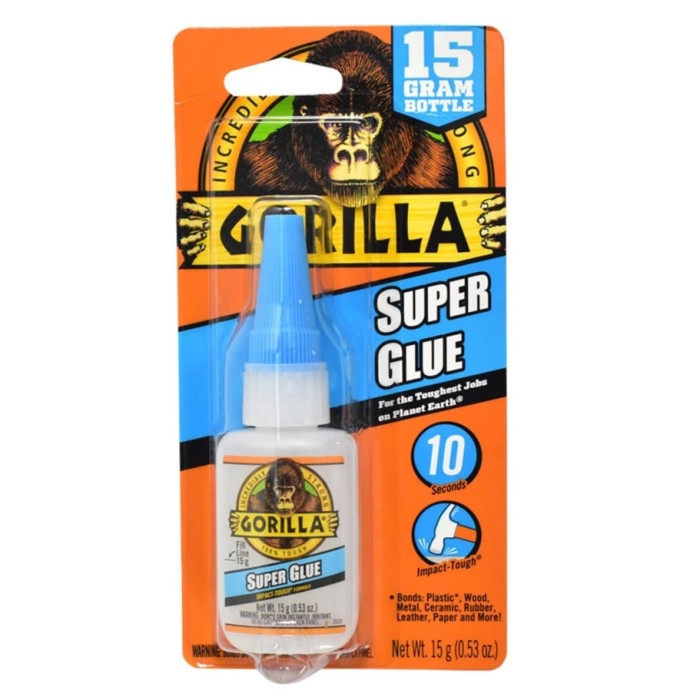 

Lem Super Glue Gorilla Impact Tough 15 Gr Original