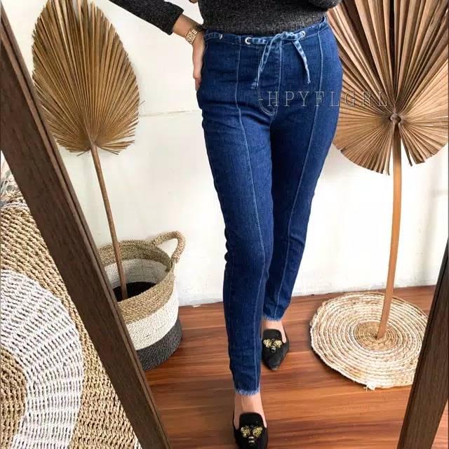 VALERI JEANS | Celana HW Highwaist Tali