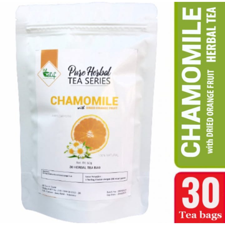 

ELIF TEA Chamomile Orange Tea : Chamomile with Dried Orange Fruit (30 Tea Bag)