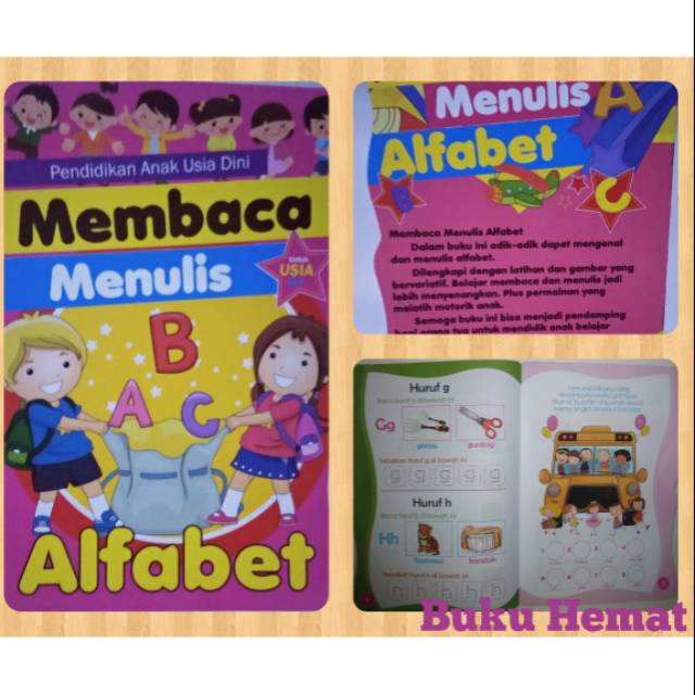 Jual Buku MEMBACA MENULIS ALFABET Indonesia|Shopee Indonesia