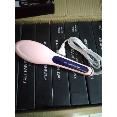 sisir pelurus rambut / sisir ion HQT-906 / pelurus rambut catok rambut sisir pelurus rambut