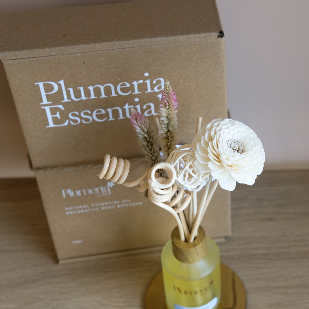 Reed Diffuser Plumeria Scent Essential Oil - Sejenak Pengharum Ruangan-5