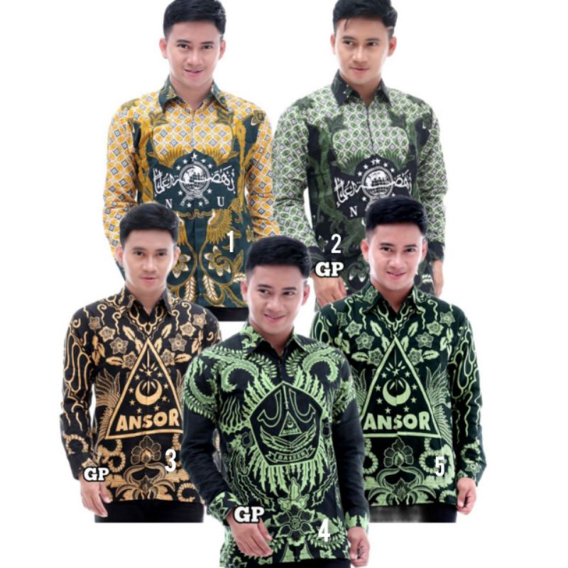 BAJU NU BAJU ANSOR BATIK NU BATIK ANSOR BATIK PRIA TERBARU 2021