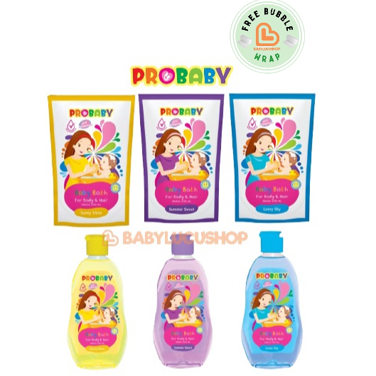 PROBABY Baby Bath Sammer Sweet Sunny Shine Lovely sky 200ml 230ml