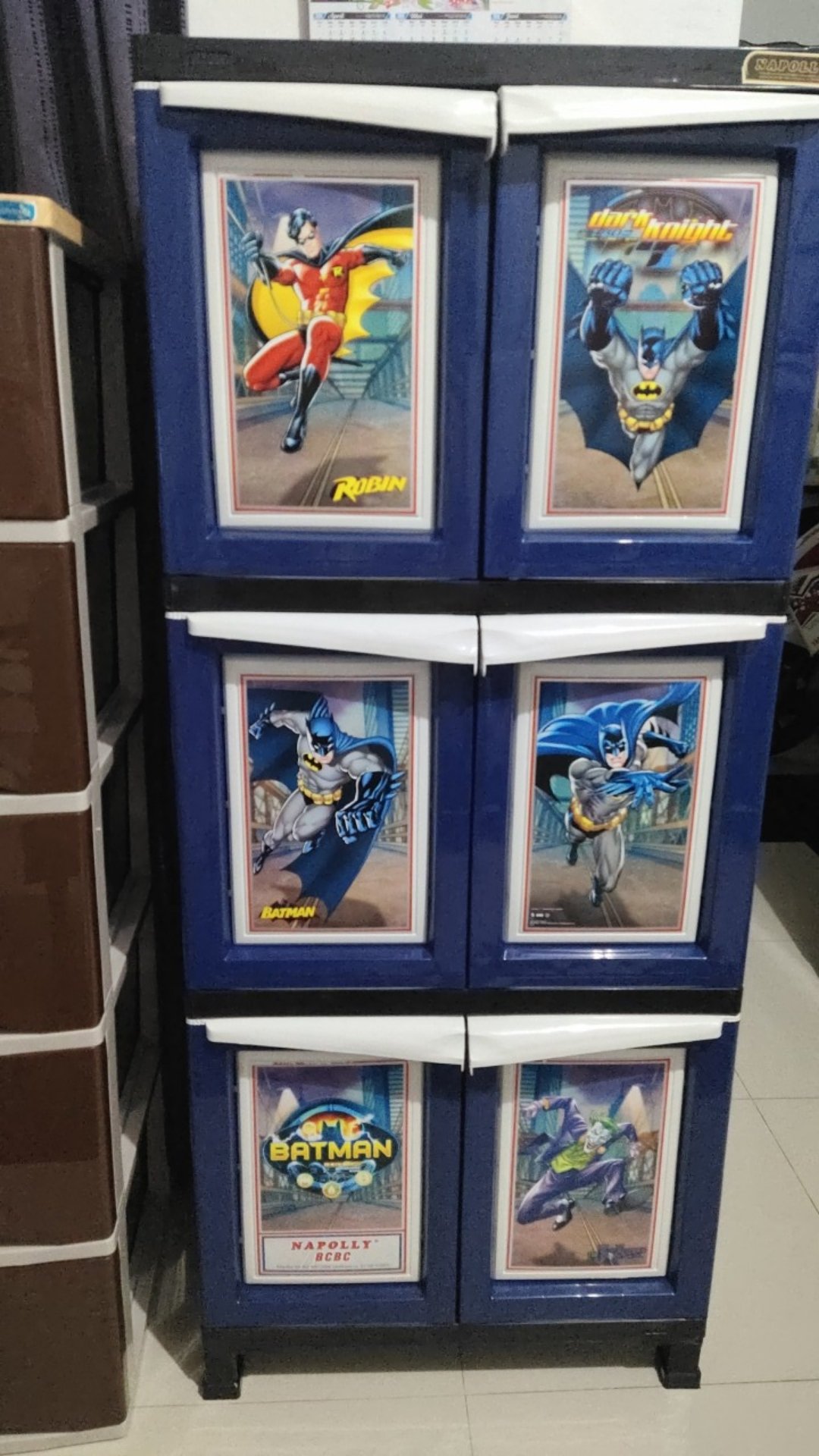 Napolly Lemari Plastik 6 Pintu Karakter Superman Bcbc 163 Sman