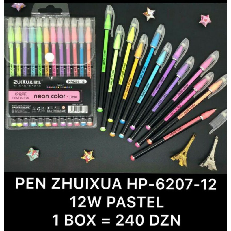 

pen neon color 12 warna