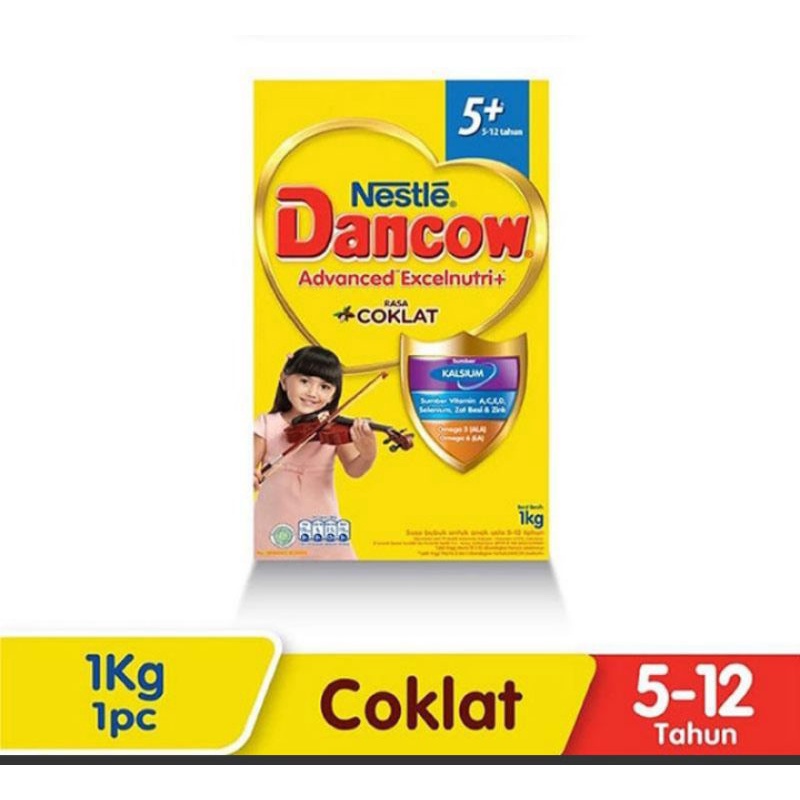 Nestle Dancow 5+ Rasa madu & Rasa coklat susu pertumbuhan exp 2023