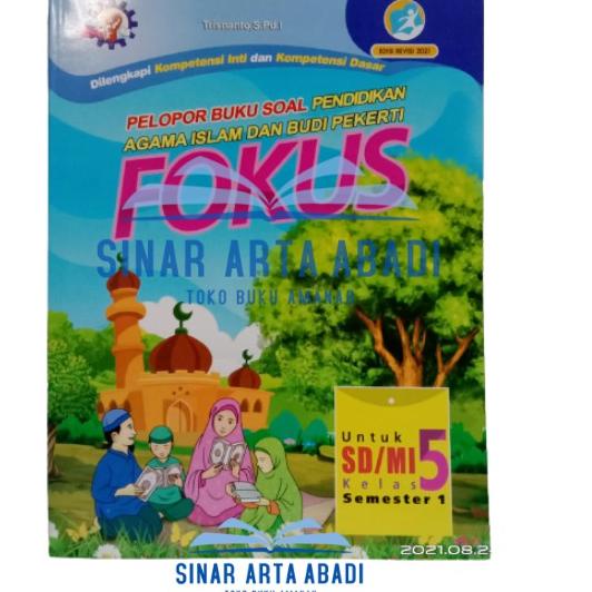 ⚡️Original⚡️ Buku Fokus Agama Islam Kelas 1 2 3 4 5 6 Sd atau Mi Revisi Terbaru grosir