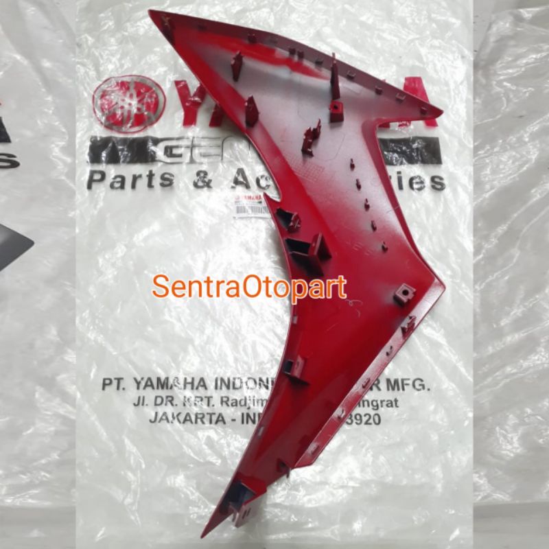 Sayap legsil legshield luar kanan aerox new 2021 merah original ygp bbpf835v00p1