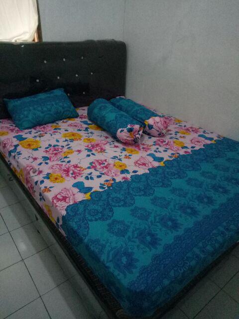 Sprei Homemade Katun Gramasi Motif Dewasa Anak Karakter Flaminggo Flora