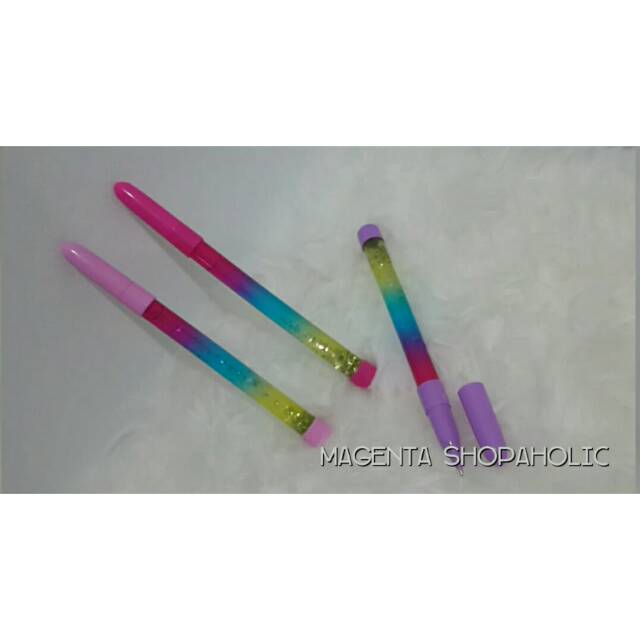 

PULPEN LIQUID GLITTER BLING-BLING UNIK ALAT TULIS SEKOLAH KOLEKSI SOUVENIR