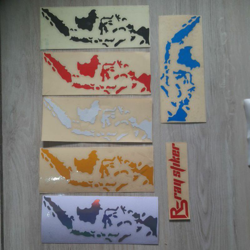 

sticker cutting peta indonesia