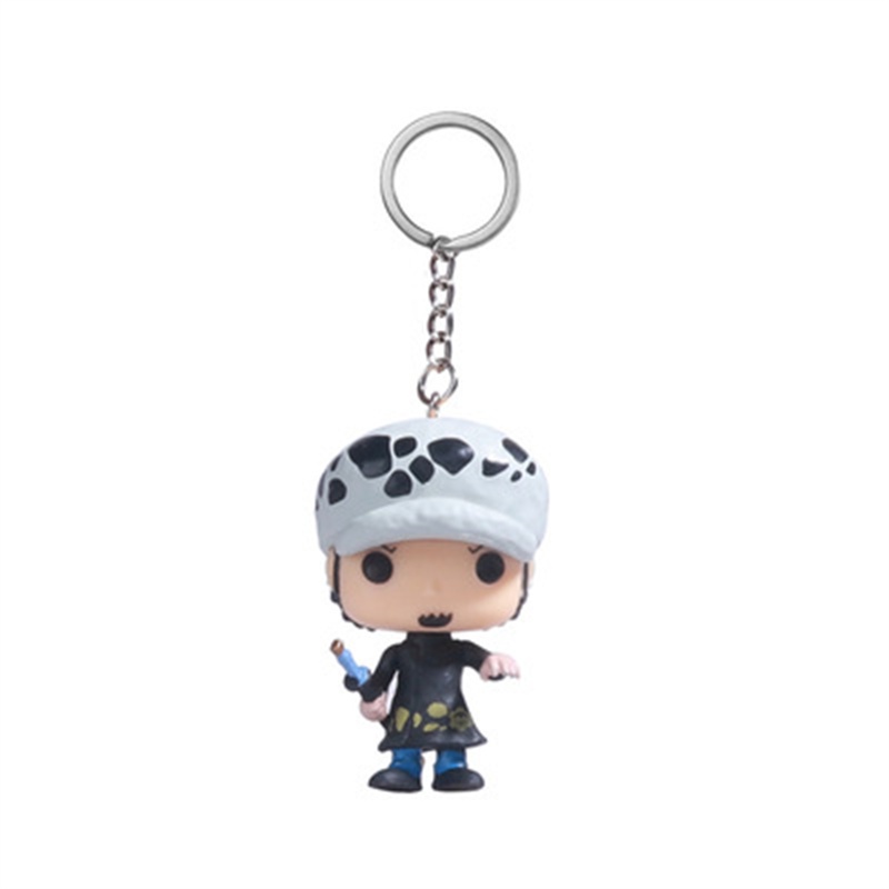 Gantungan Kunci Funko POP ONE PIECE Bahan PVC Untuk Hadiah