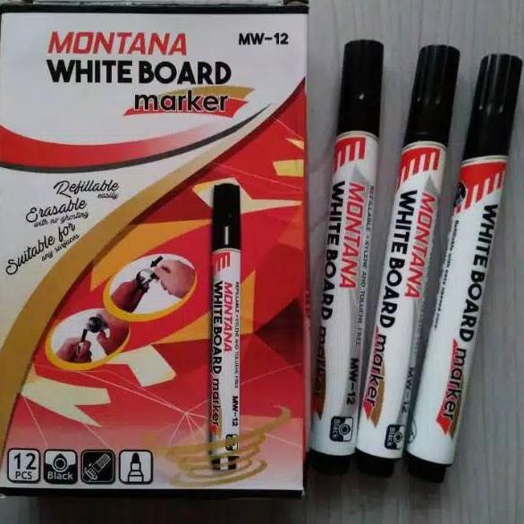 

Harga Termurah 12 Pcs Spidol Whiteboard Montana Warna Hitam