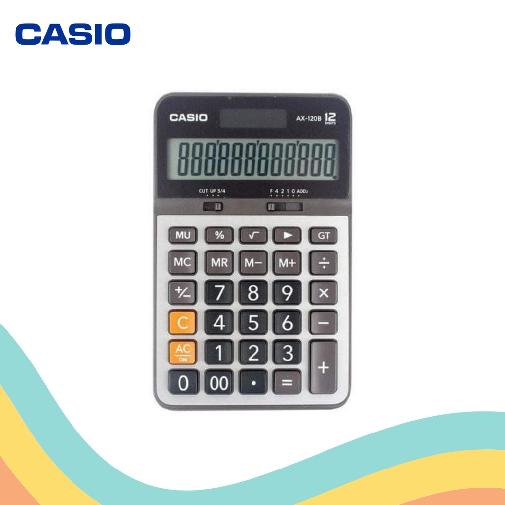 

KALKULATOR CASIO AX-120 B (1 PCS)