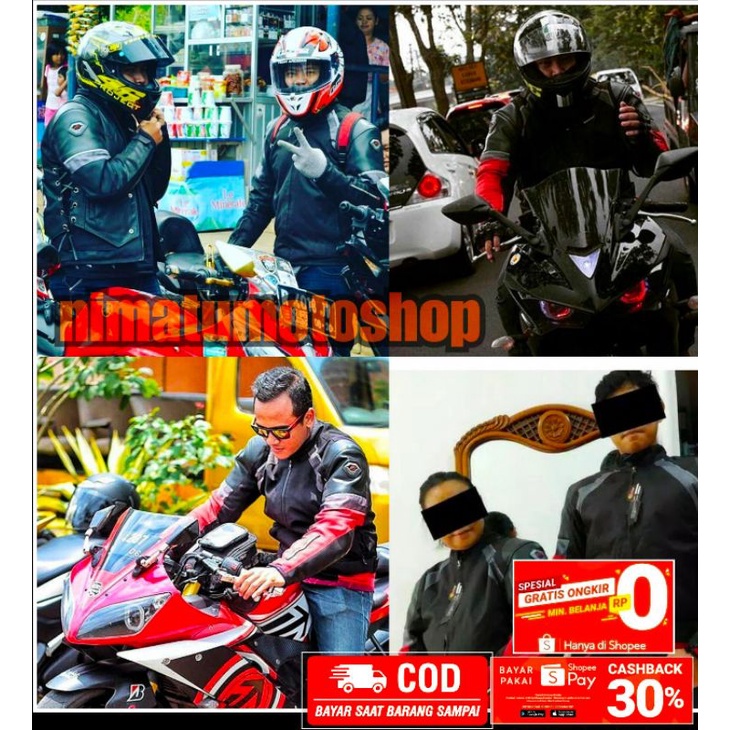 Jaket touring brutal contin bikers motor club Jaket motor touring balap wearpack full protektor ridd