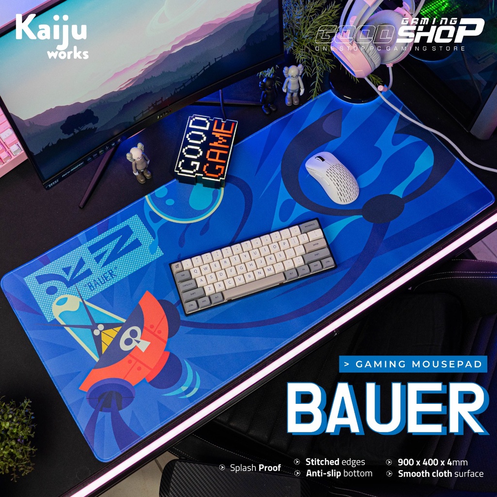 Deskmat Kaiju Works Bauer - Oversized Deskmat