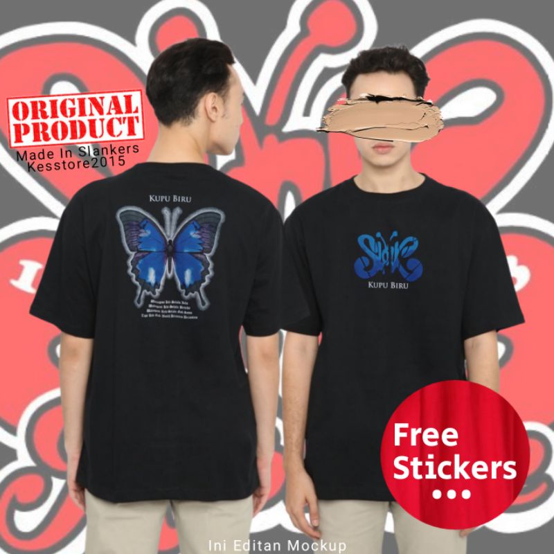 Kaos Slank Original Kupu Biru