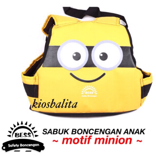 FREE MASKER!! SABUK BONCENGAN ANAK / SABUK BONCENG MOTOR ANAK DEPAN DAN BELAKANG / SABUK BERKENDARA