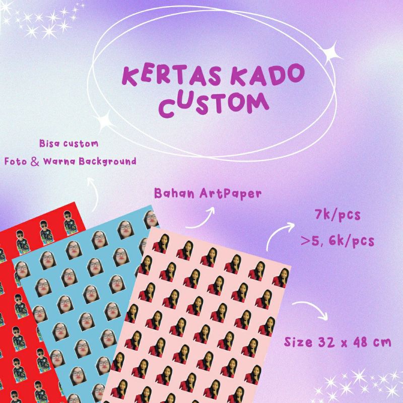 

KERTAS KADO CUSTOM