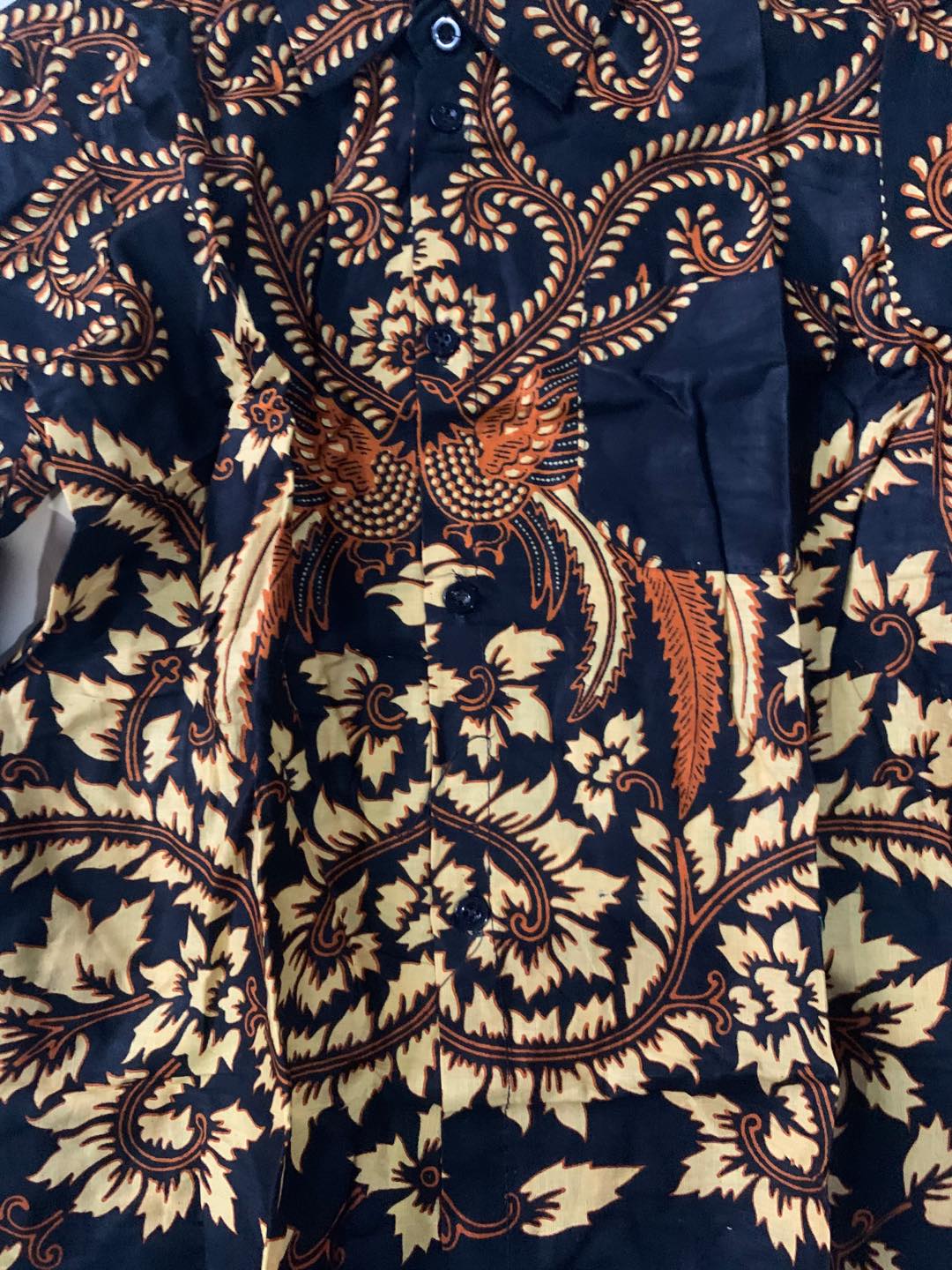 Batik Couple Keluarga Sania Ruffle Ori Ndoro Jowi Dnt Motif Pare Ngadek