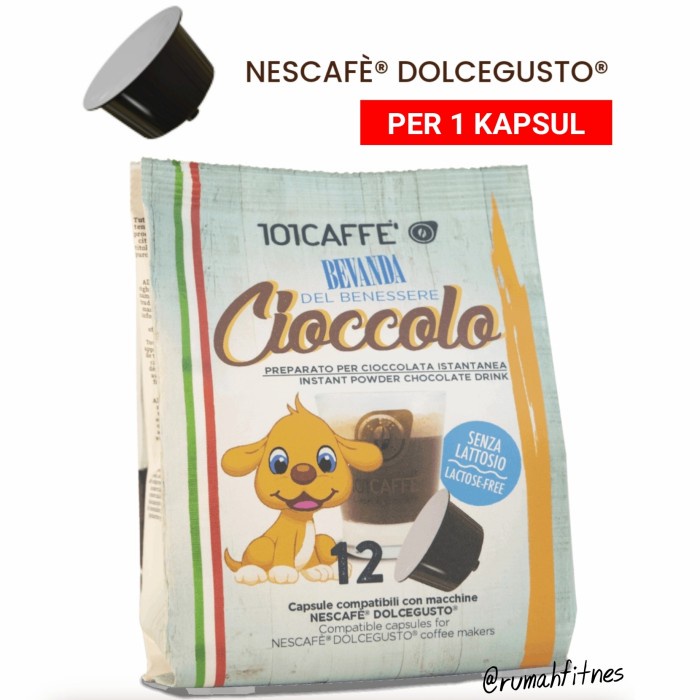 

TERBAIK NESCAFE DOLCE GUSTO CAPSULE CHOCOLATE MILK TANPA LAKTOSA ECER