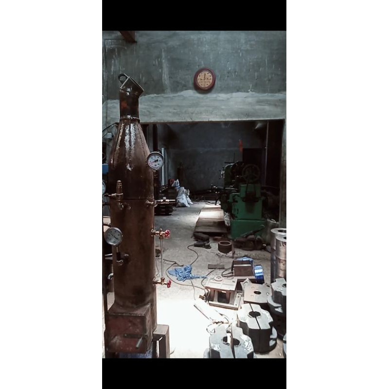 [BISA COD] Boiler mini siap pakai cocok untuk usaha pabrik tahu bahan bakar kayu