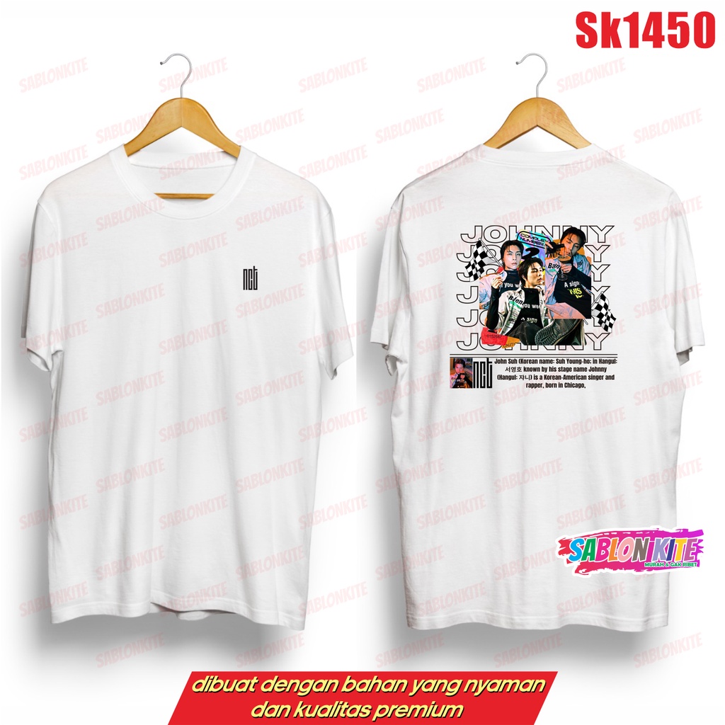 MURAH!!! KAOS NCT DREAM JOHNNY SK1450 UNISEX COMBED 30S