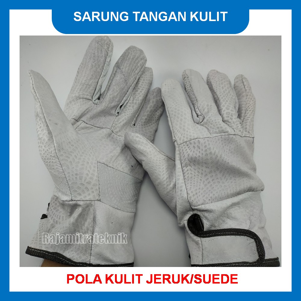 Sarung Tangan Kulit Kombinasi Sarung Tangan Proyek Las Bengkel Anti Panas Sarung Tangan Motor Shopee Indonesia