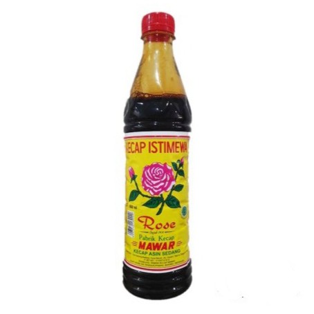 

kecap asin khas bangka cap rose botol besar 600 ml