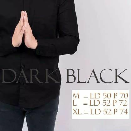 kemeja shanghai pria tanpa kerah / kemeja shanghai lengan panjang / kemeja shanghai polos