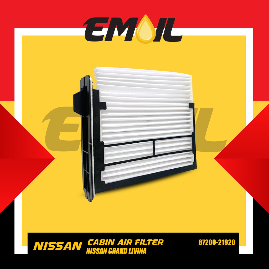 FILTER UDARA KABIN /CABIN AIR FILTER / SARINGAN UDARA AC NISSAN GRAND LIVINA 87200-21920